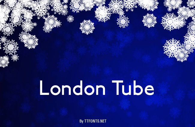 London Tube example